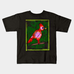 Origami cardinal Kids T-Shirt